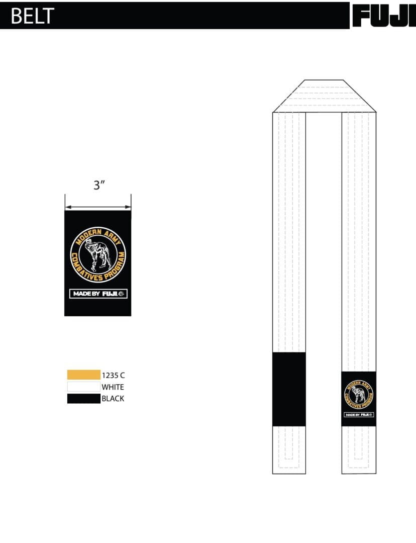 A diagram of the length and width of a flag.